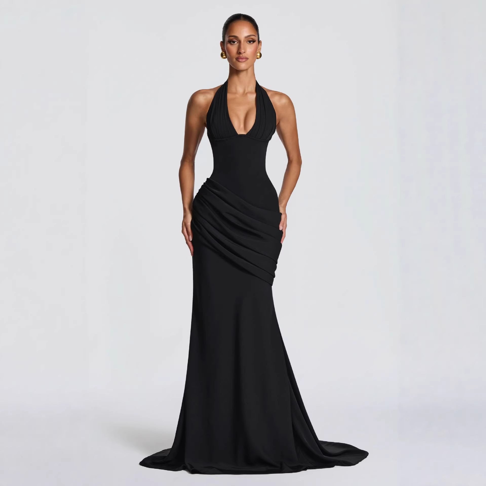 Womens Fashion New Arrival Elegant, Backless, Waist-cinching Dress