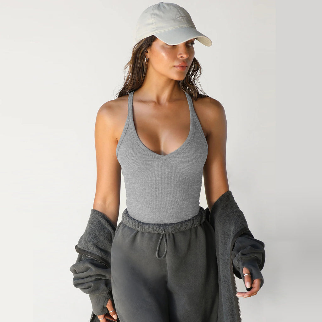 Women's Casual Short-Sleeve Knitted Vest Top