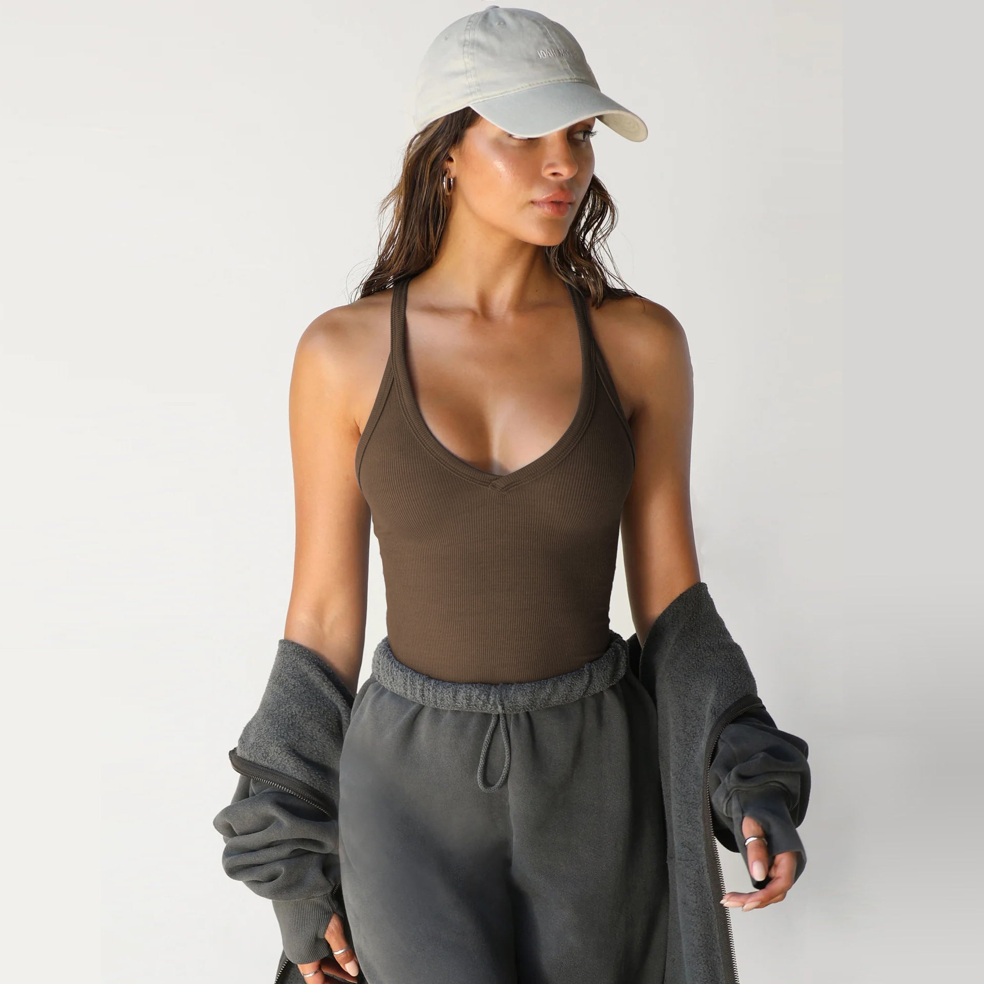 Women's Casual Short-Sleeve Knitted Vest Top